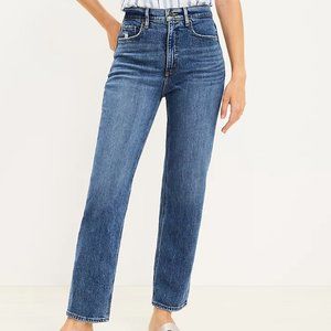 Loft Straight Crop Jeans Size 24P